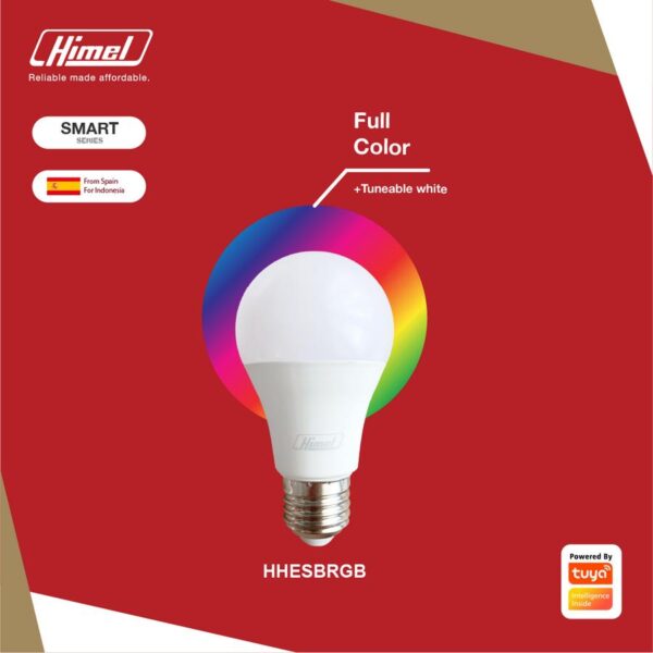 Himel Smart Bulb 9W RGB A60-E27 WIFI - Gambar 2