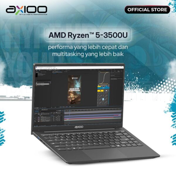 axioo mybook hype 5 amd x3 ryzen 5 3500u/8gb/256gb/fhd ips